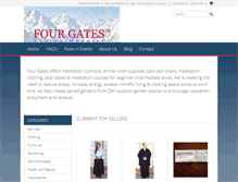 Tablet Screenshot of fourgates.com